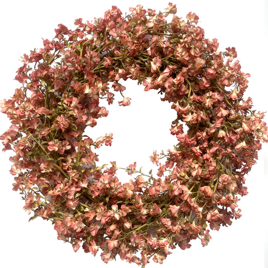 Fall Orange Forsythia Wreath for Front Door, 22 Inch Autumn Floral Door Wreath Indoor and Outdoor,Seasonal Festival Flower Wreath for Home Decor