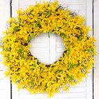 Forsythia Spring Door Wreath 24''
